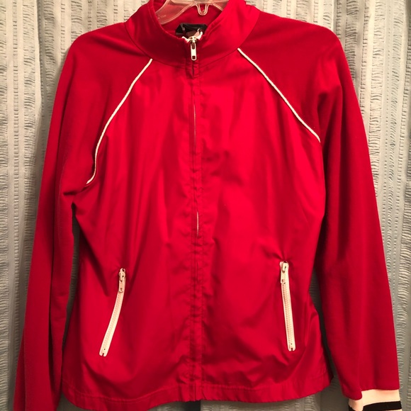 Moda International Medium Red Jacket - Picture 1 of 5